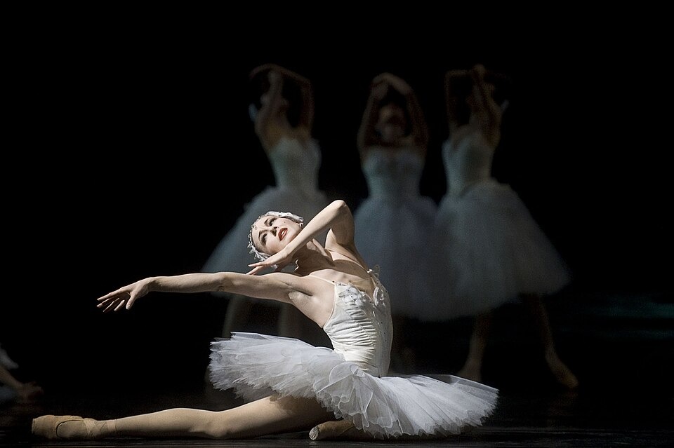 Famous ballet dance "Swan Lake"